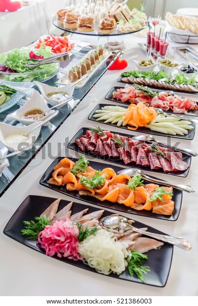 Catering Banquet Table Stock Photo 521386003 | Shutterstock