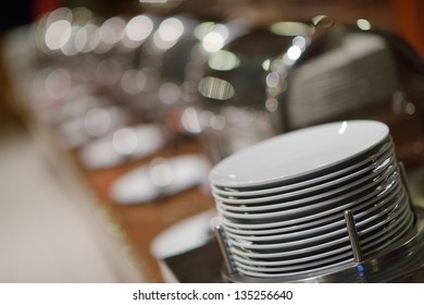 People Group Catering Buffet Food Indoor Stock Photo 139462826 ...