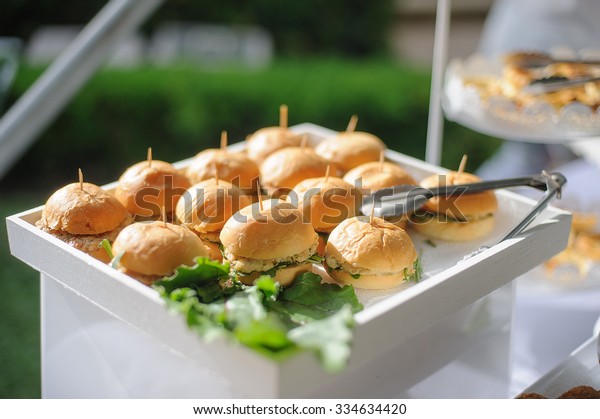 Catering Buffet Table Delicious Food Stock Photo Edit Now 334634420