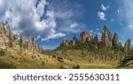 Cathederal Spires against a blue sky