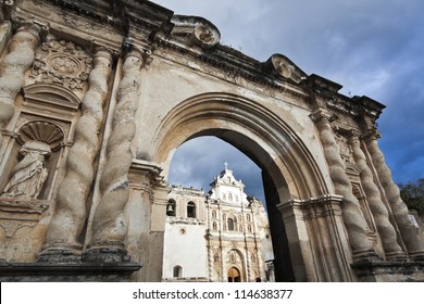 Cathedral In Antigua, Guatemala