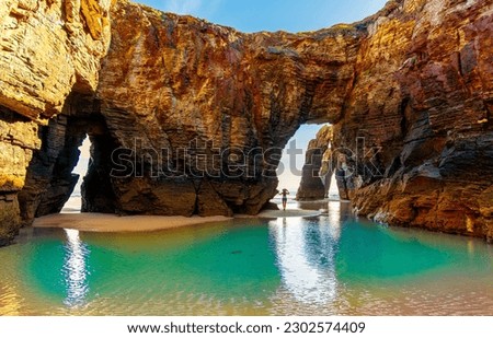 Cathedral beach in Galicia Spain
