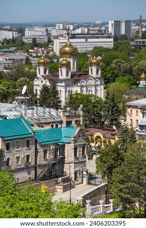 Cathedral of Christ the Savior (Spassky Cathedral) in Pyatigorsk, Northern Caucasus, Stavropol Region, Russia