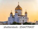 Cathedral of Christ the Saviour in Moscow, Russia. Summer Moscow