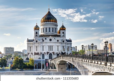 Cathedral of Christ the Saviour. Russia,Moscow - Powered by Shutterstock