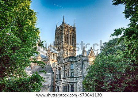 Cathedral Church of the Blessed Virgin Mary of Lincoln, commonly known as Lincoln Cathedral.