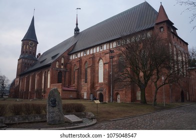 Königsberg Cathedral In The Cloudy Day, Kaliningrad, Russia