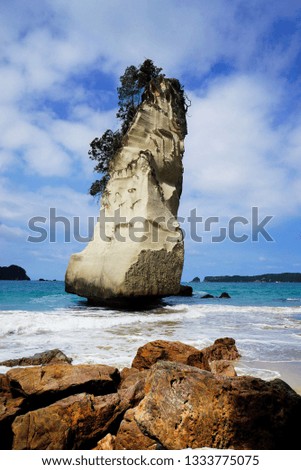 Similar – cathedral cove Natur