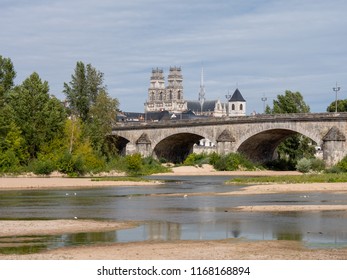 Cathedral Of Orléans, French City.