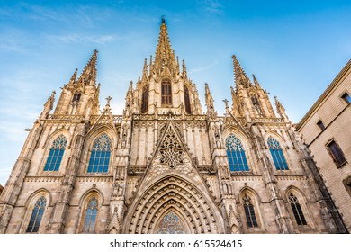 Cathedral Of The Holy Cross And Saint Eulalia - Barcelona, Catalonia, Spain, Europe