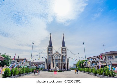 Cathedral Of The Immaculate Conception At Chanthaburi, Thailand