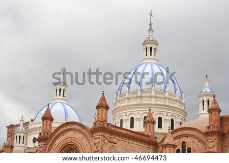 Cathedral Of The Immaculate Conception In Cuenca, Ecuador