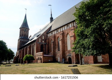 Königsberg Cathedral In Kaliningrad On A Sunny Summer Day