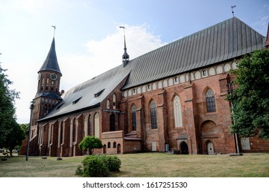 Königsberg Cathedral In Kaliningrad On A Sunny Summer Day