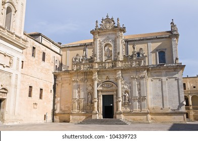 Cathedral Of Lecce. Puglia. Italy.