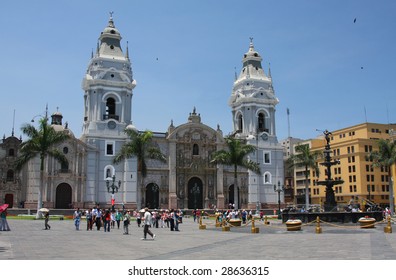 Cathedral Of Lima In Peru