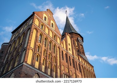 Königsberg Cathedral On The Island Of Kneiphof In Autumn Evening. Kaliningrad, Formerly Koenigsberg. Russia October 2022