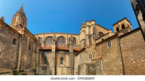 The Cathedral Of Oviedo, Spain, Was Founded By King Fruela I Of Asturias In 781 AD And Is Located In The Alfonso II Square.