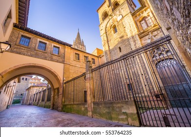 The Cathedral Of Oviedo, Spain, Was Founded By King Fruela I Of Asturias In 781 AD And Is Located In The Alfonso II Square.