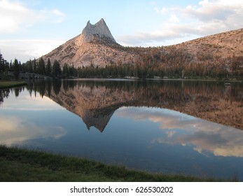 Cathedral peak, reflection 