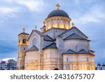 The Cathedral of the Resurrection of Christ is a cathedral of the Metropolitanate of Montenegro, in the New Town neighborhood of Podgorica.