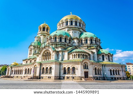 Cathedral of Saint Alexander Nevski in Sofia, Bulgaria
