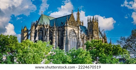 The Cathedral of Saint Stephen in Metz, France