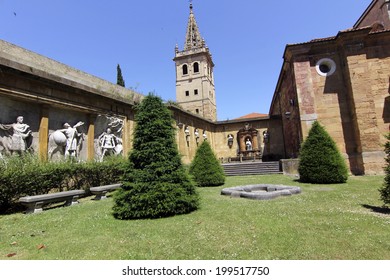 Cathedral Of San Salvador In Oviedo, Spain