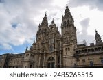 The Cathedral of Santiago de Compostela, a stunning example of Romanesque and Baroque architecture, stands as a revered pilgrimage site and the final destination of the Camino de Santiago