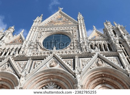 Cathedral of Siena in Tuscany Region in Central Italy