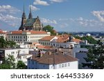 Cathedral of St. Peter & Paul as seen from Spilberk Castle , Brno, Czech Republic