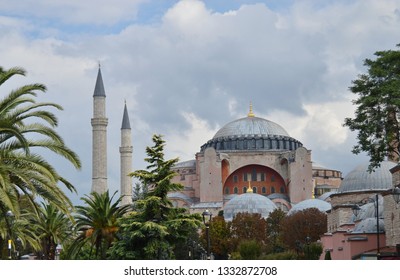 The Cathedral Of St.Sofia Was Former Patriarchal, Orthodox Cathedral In Past Times,then -Mosgue And Nowdays Is Museum Aya Sofia -world Famous Architectural, Symbol Of Golden Age Of Byzantium.