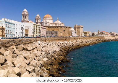 Cádiz Cathedral And Waterfront, Spain