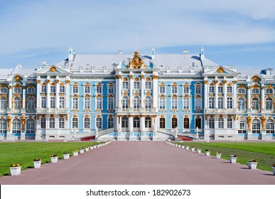Catherine palace in Pushkin, Russia