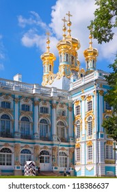 Catherine Palace In Tsarskoye Selo, St. Petersburg