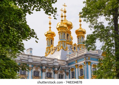 Catherine Palace In Tsarskoye Selo, St. Petersburg