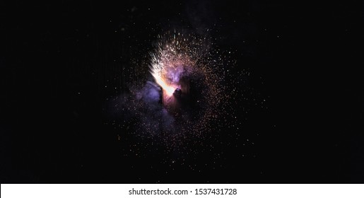 Catherine Wheel - Firework Exploding Galaxy 