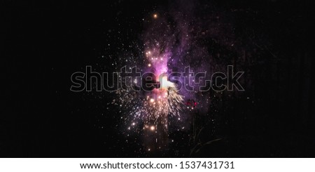 Catherine Wheel - Firework Exploding Galaxy 