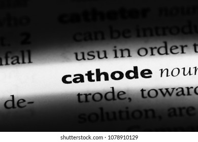Cathode Word Dictionary Cathode Concept Stock Photo 1078910129 ...