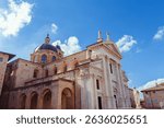 Catholic Cathedral in the city of Urbino, Italy, dedicated to the Assumption of the Blessed Virgin Mary. Urbino, Marche, Italy
