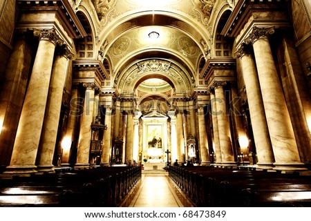 Catholic Cathedral Interior, Arad, Romania