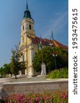 The Catholic church in the King Bela street of Szekszard, Hungary