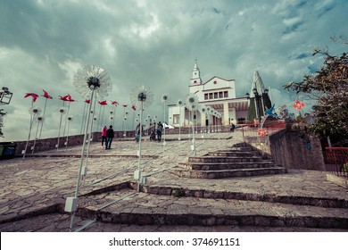 Catholic Church On The Top Of The Mountain, Bogota, Colombia, Latin America