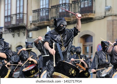 Catholic Procession In Holy Week