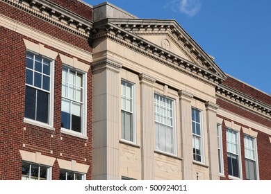 Catholic school in Washington DC. Holy Trinity Elementary School historic building.