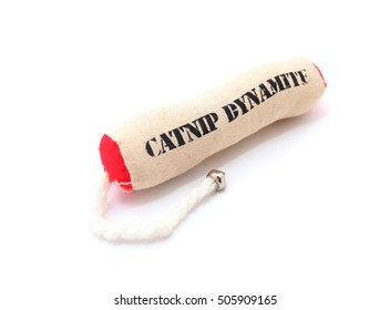 Catnip Toy For Cat On A White Background