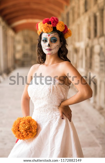 Catrin Catrina Cemetery Wedding Dresses Old Stock Photo Edit Now