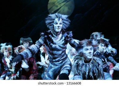 The Cats - A Scene From The Legendary Musical First Staged In Moscow In 2005.