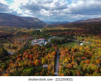 The CatSkills Mountains Arial View