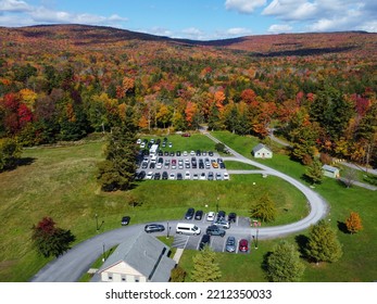 The CatSkills Mountains Arial View NY